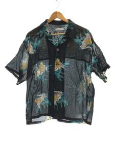 JieDa◆ALOHA-LONE SHIRT/2/コットン/BLK/jie-23s-sh08