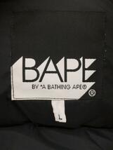 A BATHING APE◆ダウンジャケット/L/ナイロン/KHK/カモフラ_画像3