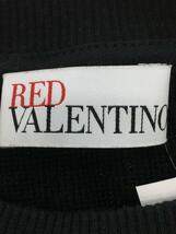 RED VALENTINO◆RED LADIES/スウェット/M/コットン/BLK/プリント/SR0MF01W4PN_画像3