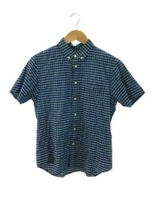 THE NORTH FACE◆S/S LIMEKILN SHIRT/S/コットン/BLU/チェック