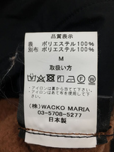 WACKO MARIA◆フリースジャケット/M/ポリエステル/BRW/総柄_画像4