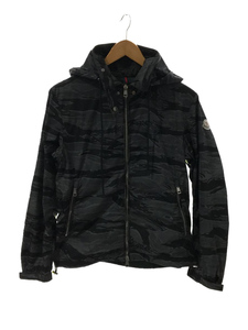 MONCLER◆ジッパー変色・汚れ有/CEZANNE GIUBBOTTO/0/ナイロン/GRY/510914113935