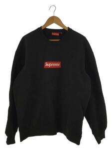 Supreme ◆ 22Aw/Logo Logo Crewneck/Sweat/XL/Cotton/Blk/