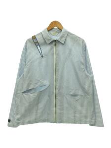 JieDa◆RIPSTOP HOLE ZIP SHIRT/長袖シャツ/1/ホワイト/JIE-22S-SH02-A