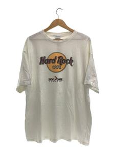 Hard Rock CAFE/SKYDOME/Tシャツ/XXL/コットン/WHT