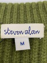 Steven Alan◆ニットベスト(厚手)/M/ウール/GRN/8118-104-0024_画像3