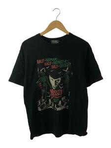 HYSTERIC GLAMOUR◆MESSER CHUPS/SPOOKY SURF COMBO!/Tシャツ/L/コットン/BLK/02221CL03