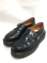 COMME des GARCONS HOMME PLUS◆×GEORGE COX/シューズ/US8/ブラック/レザー/pz-k115-001_画像2