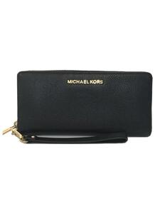 MICHAEL KORS◆長財布/レザー/BLK/レディース/35F8GTVT3T