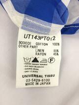 UNIVERSAL TISSU◆レディース衣料/-/コットン/BLU/チェック/UT143PT012_画像5