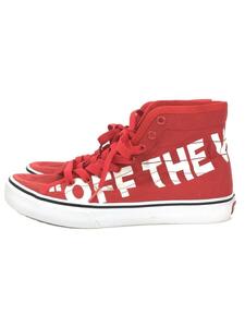 VANS◆ハイカットスニーカー/26.5cm/RED/593406-0003