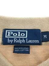 POLO RALPH LAUREN◆ポロシャツ/M/コットン/ベージュ_画像3