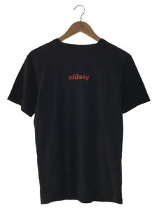 STUSSY◆Tシャツ/S/コットン/BLK