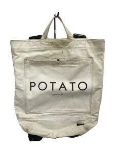 PORTER◆PORTER×B印 YOSHIDA POTATO TOTE RUCK/リュック/キャンバス/ベージュ