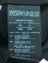 MARCELO BURLON COUNTY OF MILAN◆ブルゾン/XXS/ポリエステル/BLK_画像4