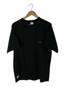 WTAPS◆Tシャツ/2/コットン/BLK/221ATDT-CSM02