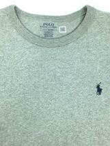 POLO RALPH LAUREN◆Tシャツ/L/コットン/GRY/無地_画像6