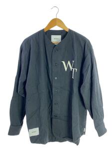 WTAPS◆長袖シャツ/2/コットン/NVY/222TQDT-SHM05