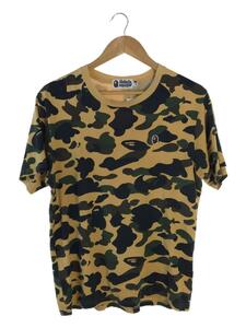 A BATHING APE◆Tシャツ/M/コットン/YLW/カモフラ