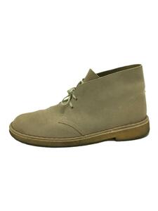 Clarks◆チャッカブーツ/US7.5/Bベージュ/靴/クレープソール/31695/デザートブーツ