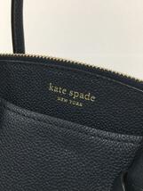 kate spade new york◆ハンドバッグ/レザー/NVY/無地_画像5