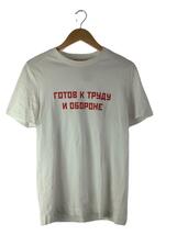 Gosha Rubchinskiy◆Tシャツ/S/コットン/CRM/無地/状態考慮_画像1