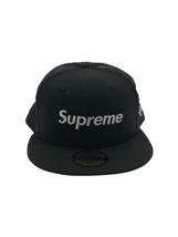 Supreme◆22ss/Box Logo Mesh/メッシュキャップ/7 5/8/ポリエステル/ブラック_画像1