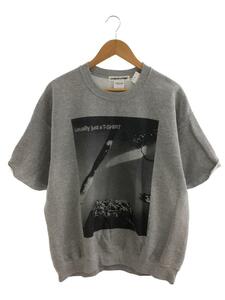 usually just a T-SHIRT/スウェット/L/コットン/GRY/プリント