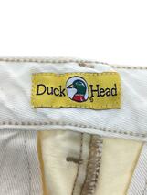 DUCK HEAD◆ボトム/31/コットン/CRM_画像4