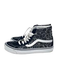 VANS◆ハイカットスニーカー/30cm/BLK/コットン/ABC CAMO SK8-HI