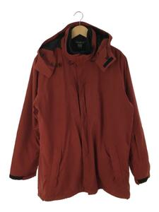 EDDIE BAUER◆マウンテンパーカ/フリースライナー付き/L/ナイロン/RED/WPL9647