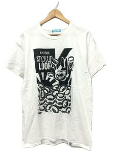 ICE CREAM◆Tシャツ/L/コットン/WHT/プリント/ICJP221T007