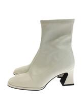 Odette e Odile UNITED ARROWS◆ブーツ/23cm/WHT/フェイクレザー/4253-199-1157-0345_画像1