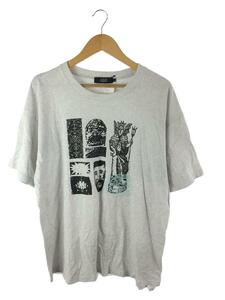 Diaspora Skateboards◆Tシャツ/L/コットン/GRY/プリント