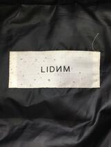 LIDNM◆18AW/ナイロンフーデッドジャケット/止水ジップ/フーディー/S/ナイロン/BLK/L18AW-151_画像3