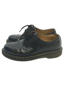 Dr.Martens◆ドレスシューズ/3ホール/US8/BLK/レザー/10085