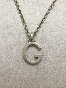 GUCCI◆Gロゴ/ネックレス/SV925/SLV/トップ有/レディース/233936