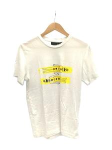 adidas◆Tシャツ/M/コットン/WHT/プリント