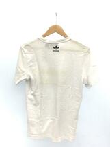 adidas◆Tシャツ/M/コットン/WHT/プリント_画像2