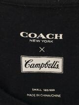 COACH◆Tシャツ/S/コットン/GRY/プリント_画像3