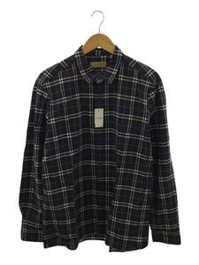 BURBERRY LONDON◆長袖シャツ/XL/コットン/NVY/チェック