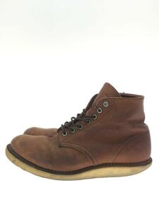 RED WING◆プレーントゥ/レースアップブーツ/26cm/BRD/レザー/9111