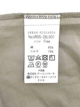 URBAN RESEARCH◆長袖ワンピース/FREE/コットン/BEG/UR05-26L001_画像4