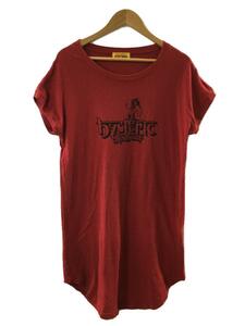 HYSTERIC GLAMOUR◆半袖ワンピース/FREE/コットン/レッド/01231CO04