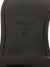 JIMMY CHOO◆コインローファー/45/BLK/レザー/レオパード/ハラコ_画像5