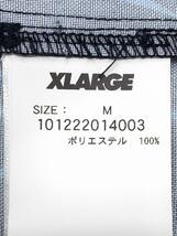 X-LARGE◆半袖シャツ/M/ポリエステル/ブラック/総柄_画像4