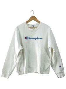 Champion◆スウェット/-/コットン/WHT