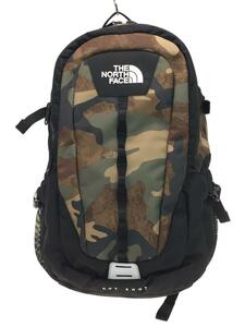 THE NORTH FACE◆HOT SHOT/リュック/ナイロン/カモフラ/NM72202