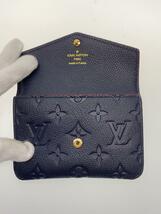 LOUIS VUITTON◆ポシェット・クレ_モノグラム・アンプラント_NVY_マリーヌルージュ/レザー/NVY/メンズ_画像4