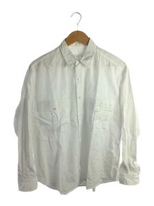 Porter Classic◆ROLL UP SHIRT/長袖シャツ/M/コットン/WHT